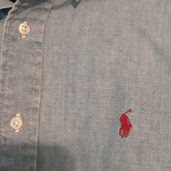 Polo by Ralph Lauren Mens button down casual shirt - Picture 3 of 4